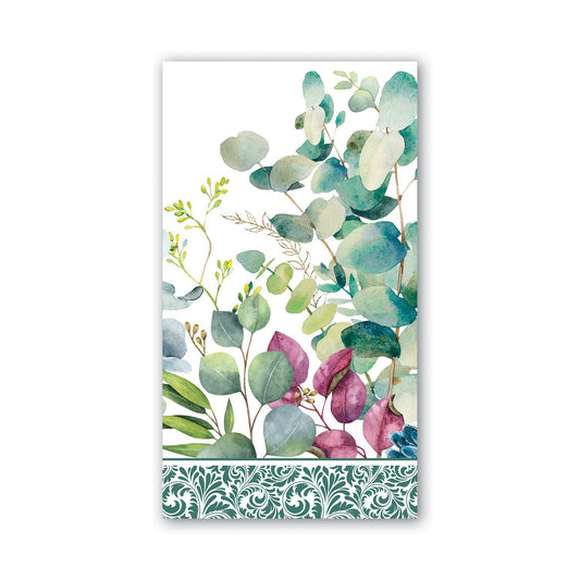 eucalyptus pattern hostess napkin