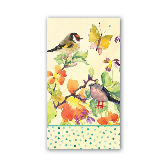 Michel Design Works Birds & Butterflies Hostess Napkins