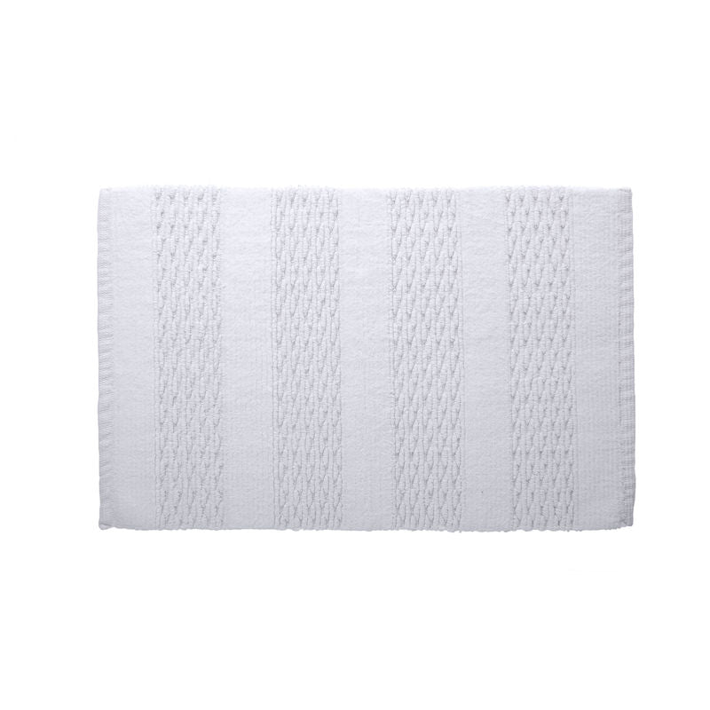 Regal White Bath Mat