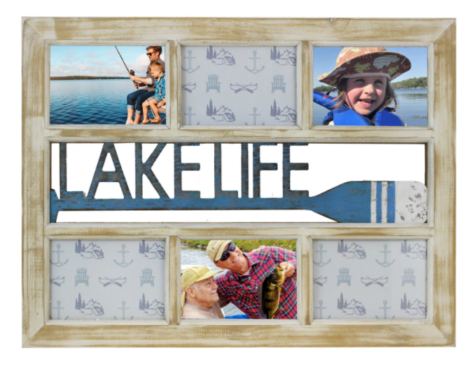 Lake Life Wall Photo Frame **Pickup Only**