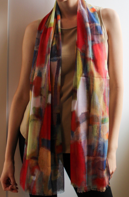 Multi Abstract Scarf