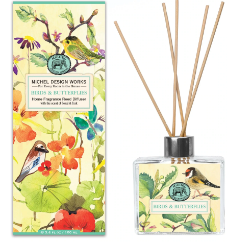 Birds and Butterflies Home Fragrance Reed Diffuser
