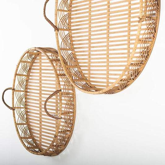 Bamboo Round Tray (2 Sizes) **Store Pickup Only**