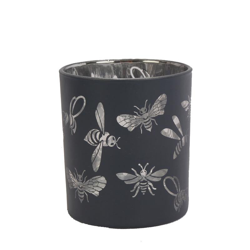 Charcoal Bee Candle Holder