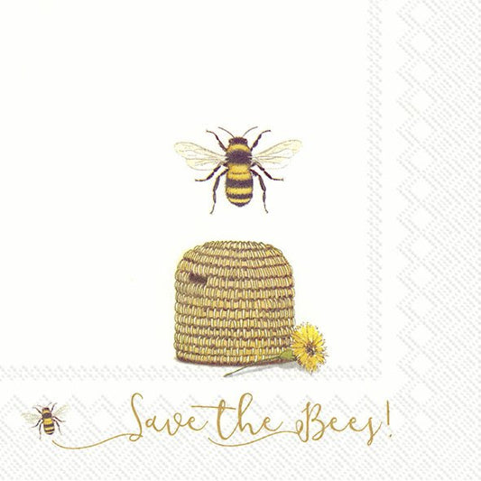 Luncheon Napkin - Save the Bees