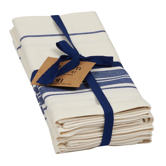 Farm Fresh Blue Stripe Napkin (Set of 4)