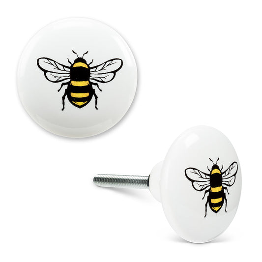 Yellow Bee Drawer Knob