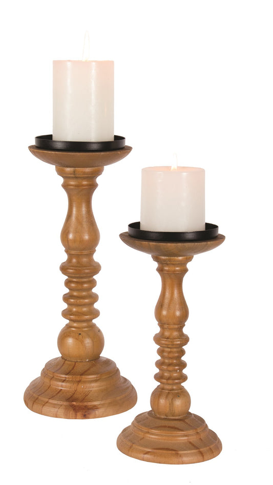 Wooden Candle Holder