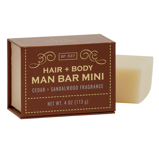 Man Bar Mini Hair & Body Bar San Francisco Soap Company. 4 oz