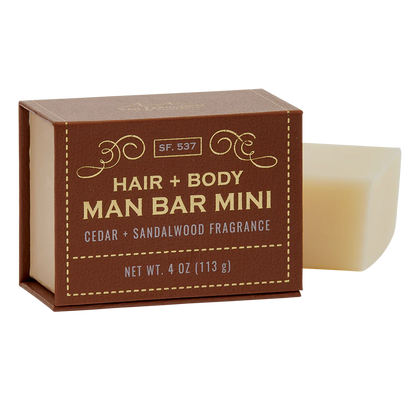 Man Bar Mini Hair & Body Bar San Francisco Soap Company. 4 oz