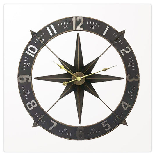 Classic Compass Wall Clock **Pick Up Only**