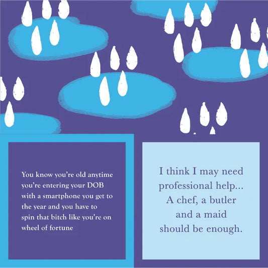 Humorous Reversible Cocktail Napkins DOB