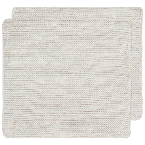 Heirloom Dove Grey Knit Dishcloths