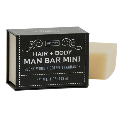 Man Bar Mini Hair & Body Bar San Francisco Soap Company. 4 oz