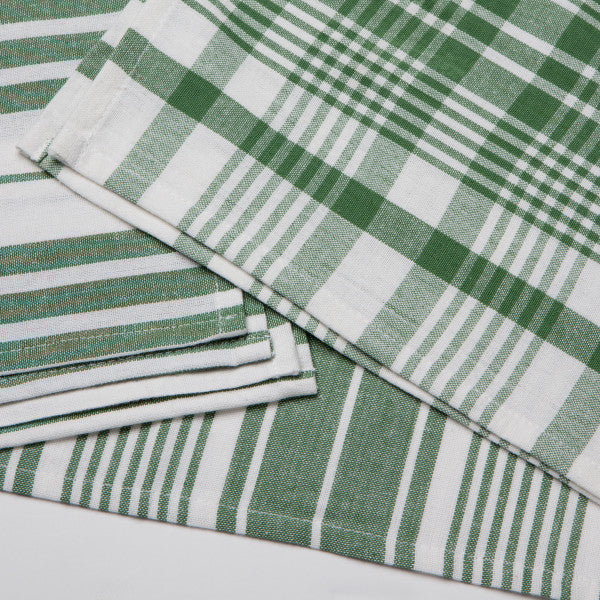 Jumbo Elm Green Tea towel Set