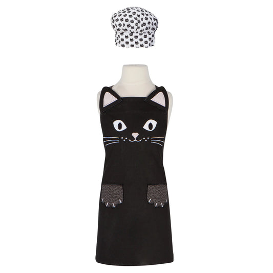 Cat Daydream Hat and Apron Set