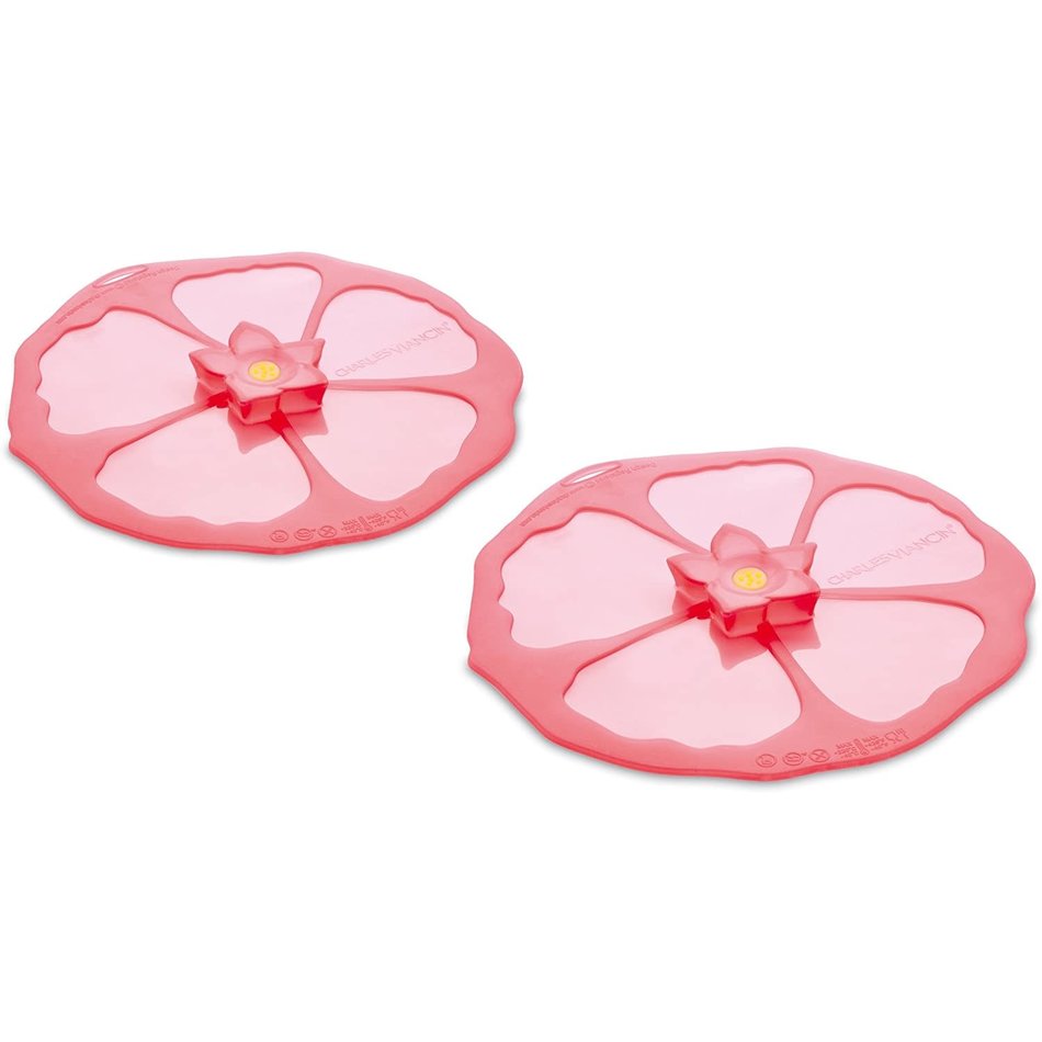 Floral Silicone Drink Covers- 2 Pack