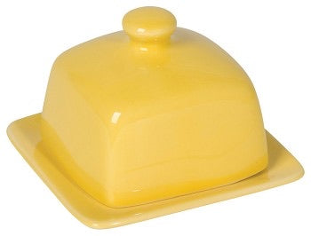 Square Butter Dish - Lemon