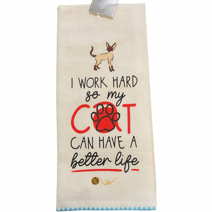 Kitten Around Dishtowels (2 Styles)