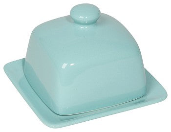 Eggshell Square Butter Dish