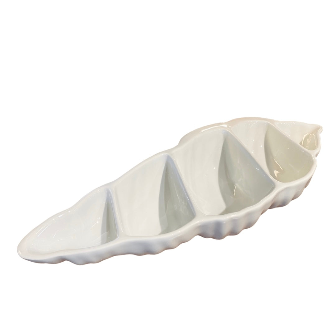 Shell Serving Dish - 5 Sections
