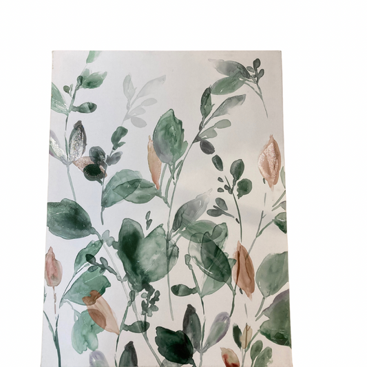 Wall Art Green Leaf Watercolour *Pick-up only