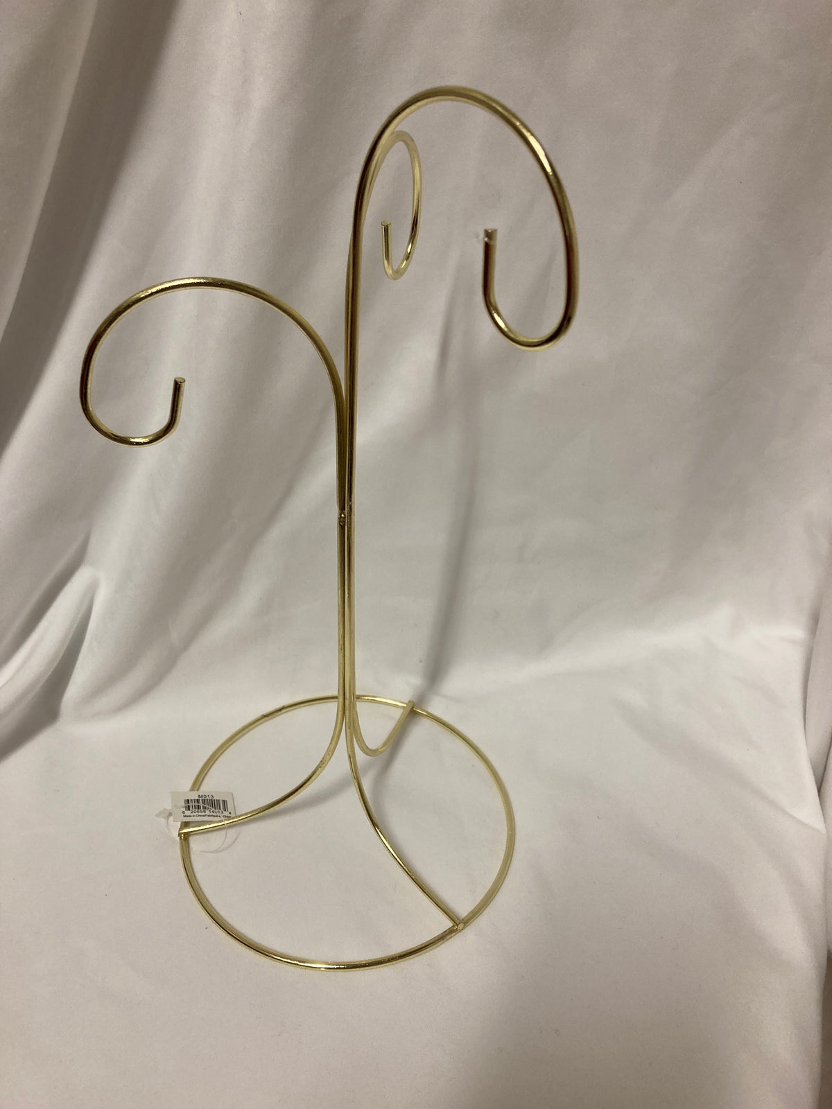 Ornament Stand Gold 3 Arm - Joshua & Company