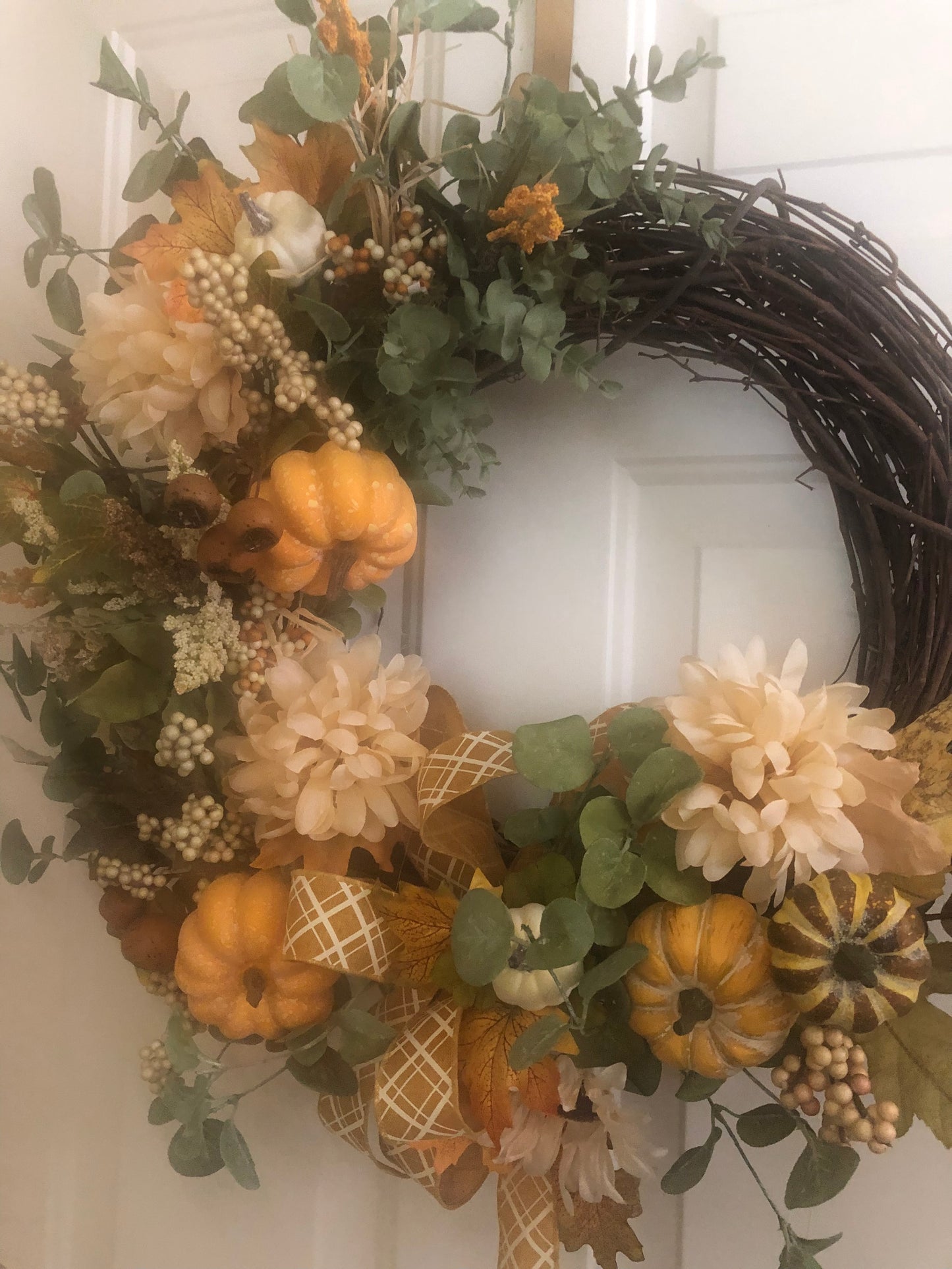 Fall Wreaths with Pumpkins and Gourds *Pick Up Only