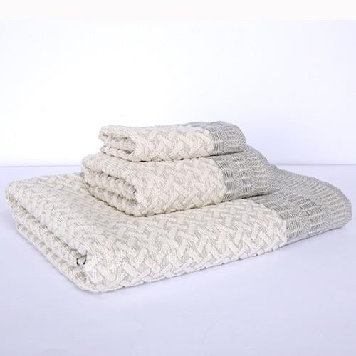 Portuguese Towels Porto Grey Natural - Joshua & Company