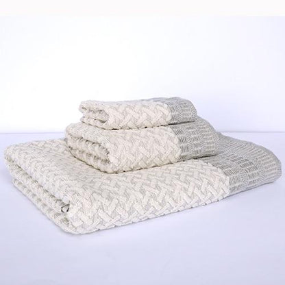 Portuguese Towels Porto Grey Natural - Joshua & Company
