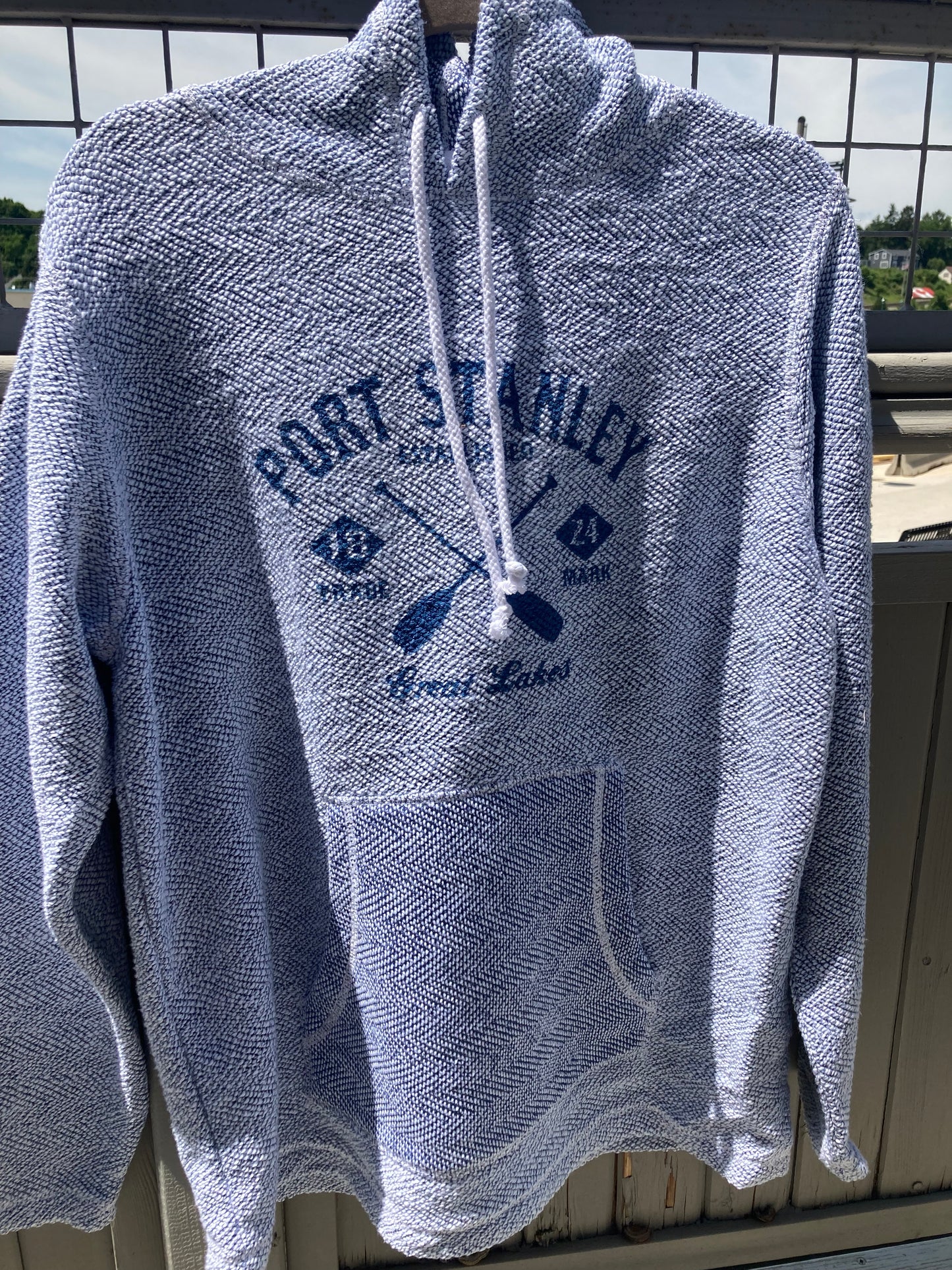 Port Stanley French Terry Blue Hoodie