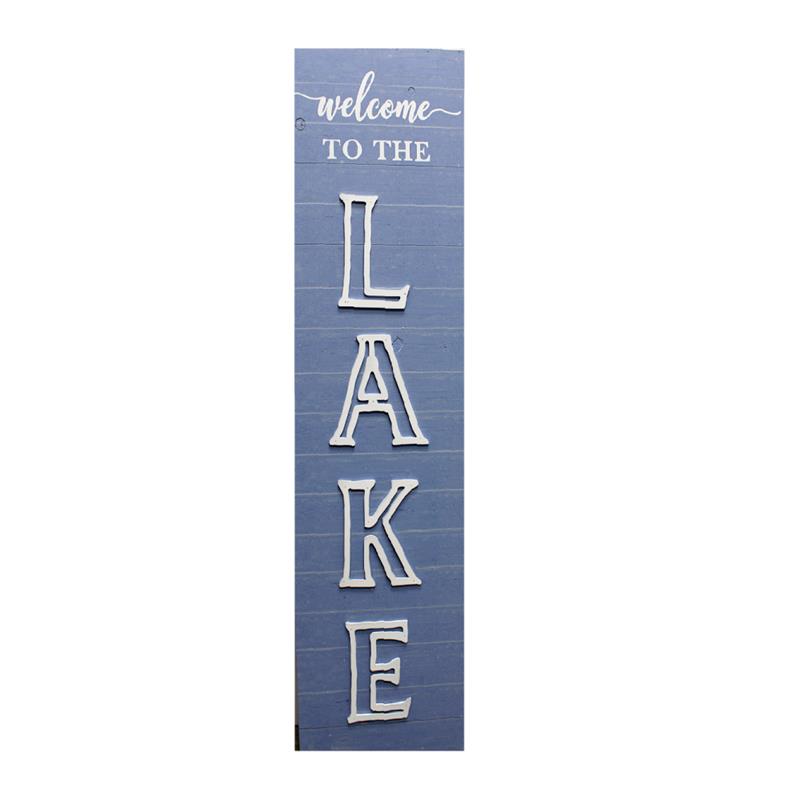 Welcome to the Lake Wooden Sign **Pickup Only**