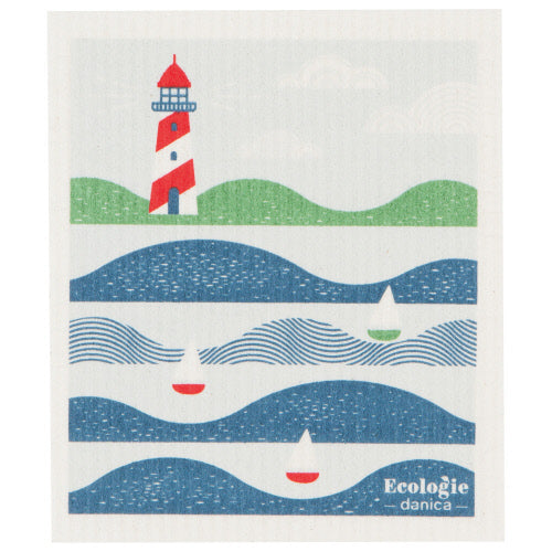 Swedish Dishcloth - Lighthouse