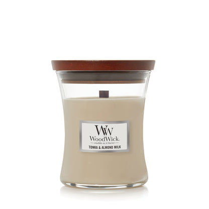 Woodwick Candles- Tonka and Almond Milk