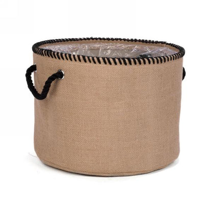 Jute Basket with Plastic Lining (3 sizes)
