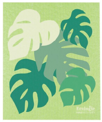 Monstera Swedish Dish Towel