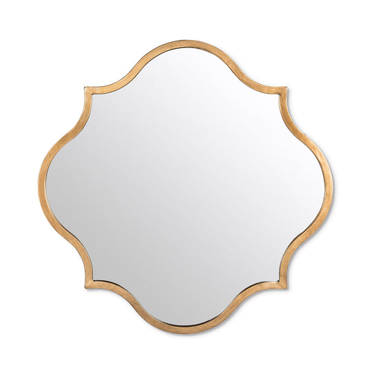 Gold Ornate Edge Mirror 20" **Pickup Only**