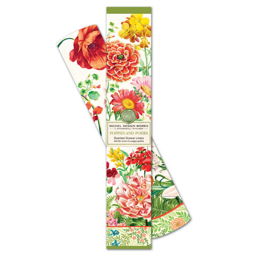 Michel Design Works Poppies and Posies Drawer Liner