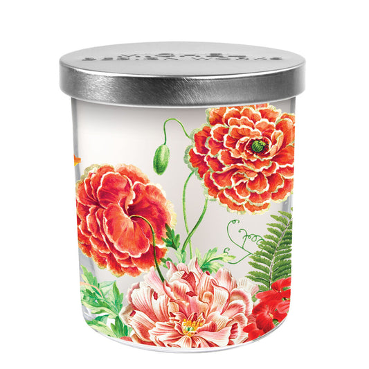 Michel Design Works Poppies and Posies Candle Jar