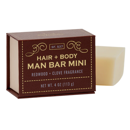 Man Bar Mini Hair & Body Bar San Francisco Soap Company. 4 oz