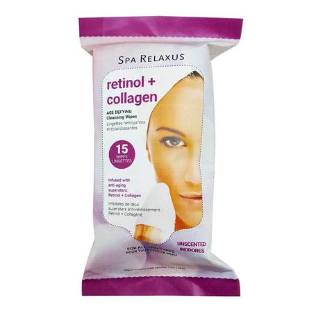 Retinol/Collagen Wipes