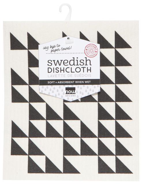 Swedish Dishcloth Black Design