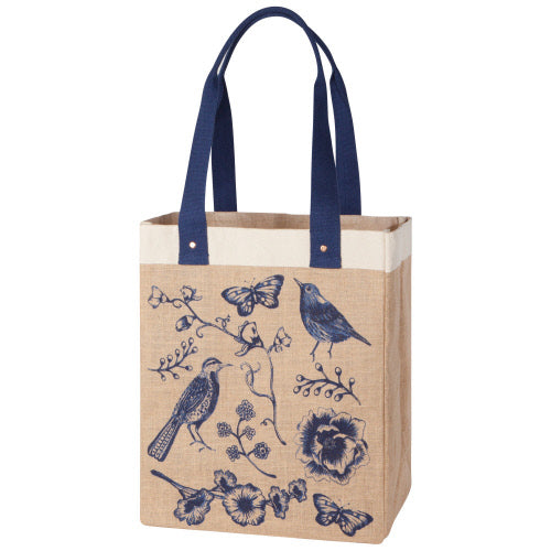 Blue Bird Market Bag