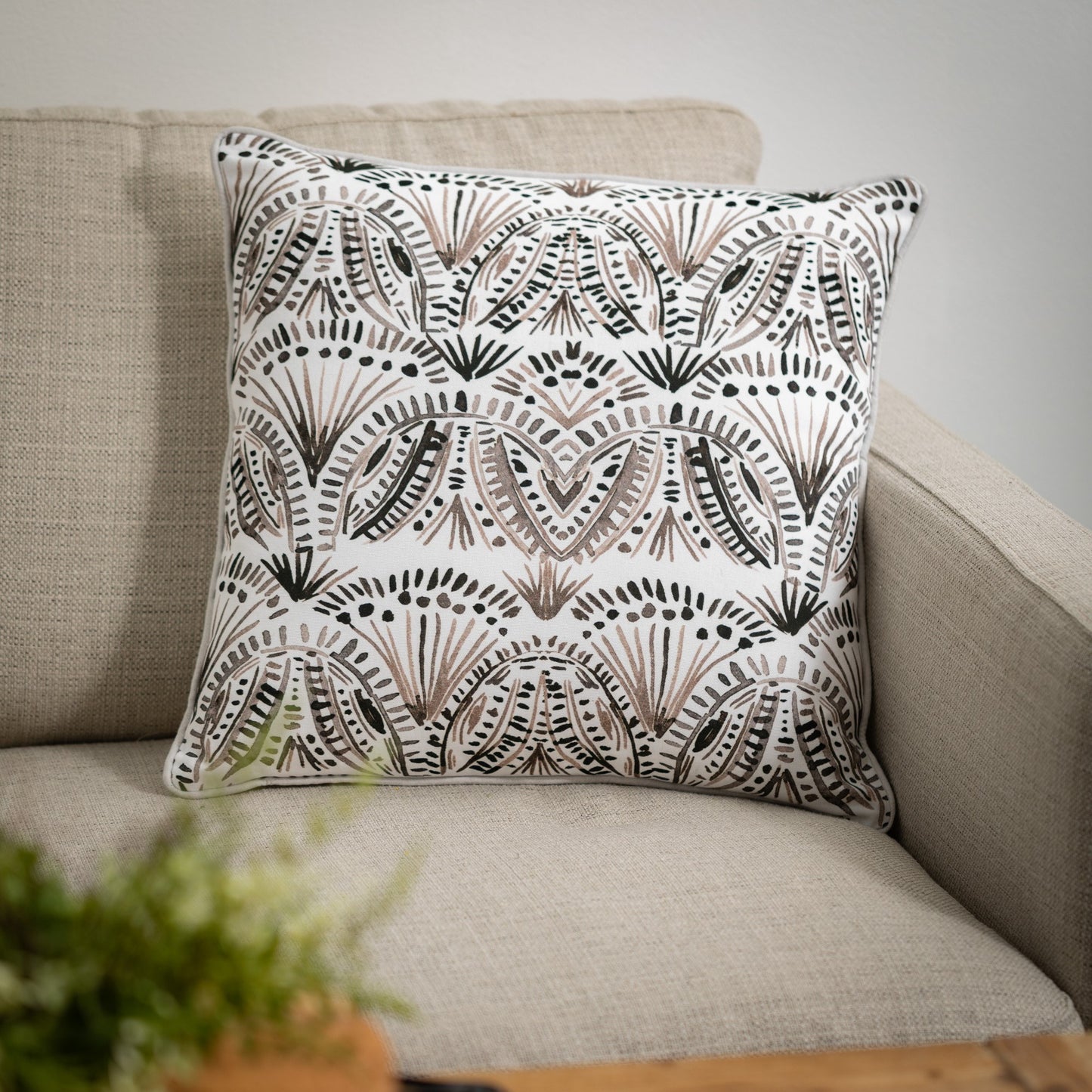 Tribal Pattern Cushion 17" x 17"